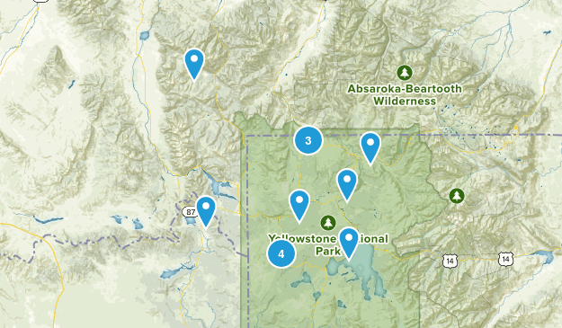 Yellowstone Map