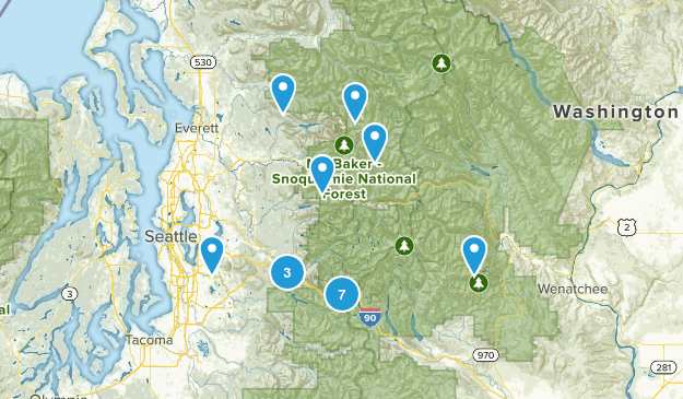 hikes to do this summer '14 Map