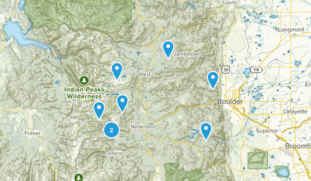 Boulder Area Map