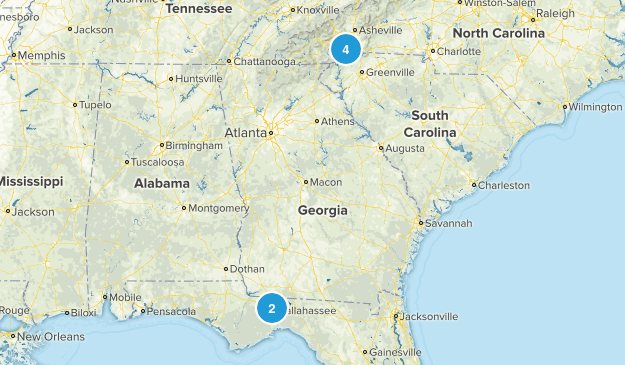 Planning Hikes Map
