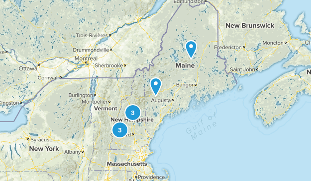 trails bucket list Map