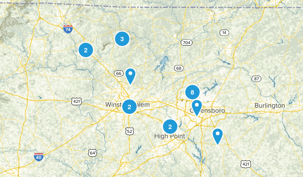 Top 25 Near Stokesdale Map