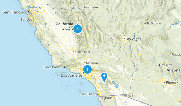 weekend hikes Map