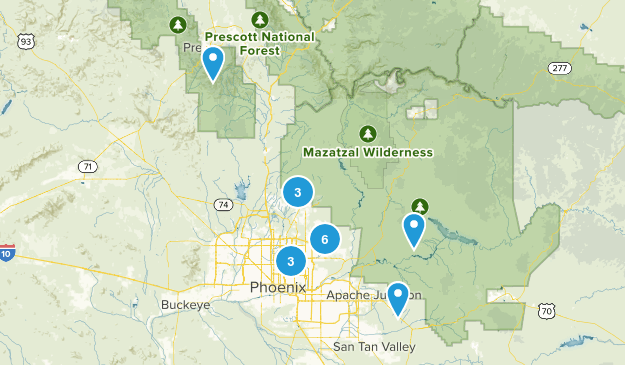 AZ Hikes Map