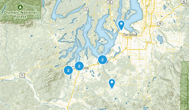 Hiking trails Map