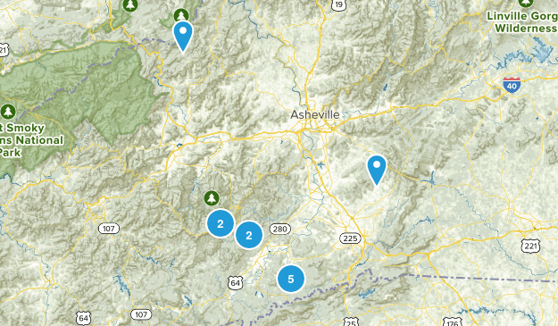 Asheville Map