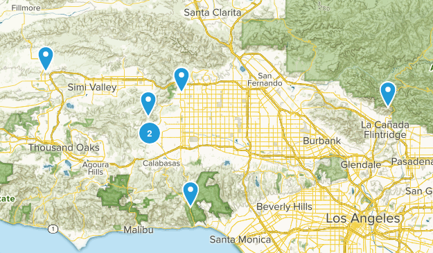 San Fernando Valley Trails Map