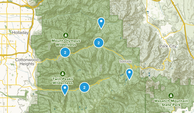 Peck Family Reunion 2014 - Snowbird Map