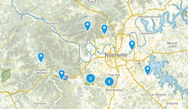 Nashville Trails Map