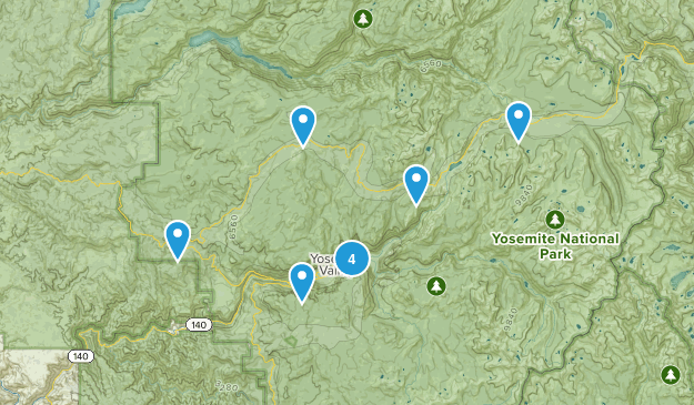 Yosemite Map