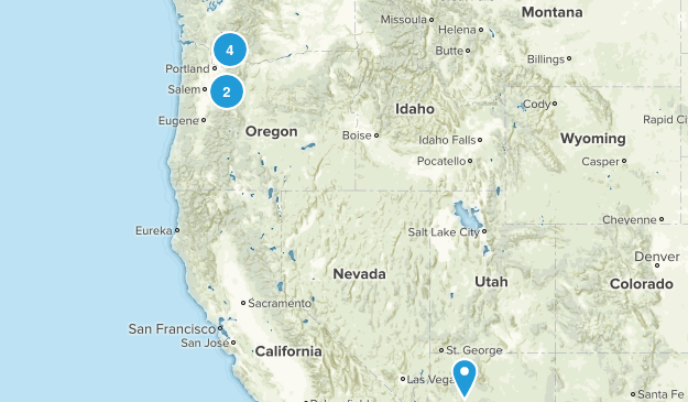 overnight hikes Map