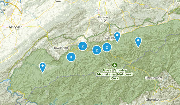Great Smoky Mountains Map