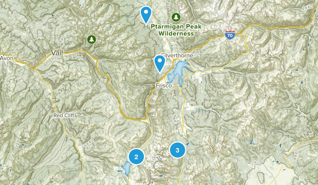 Breckenridge Area Map