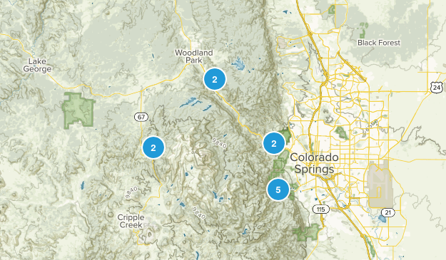 colorado springs Map