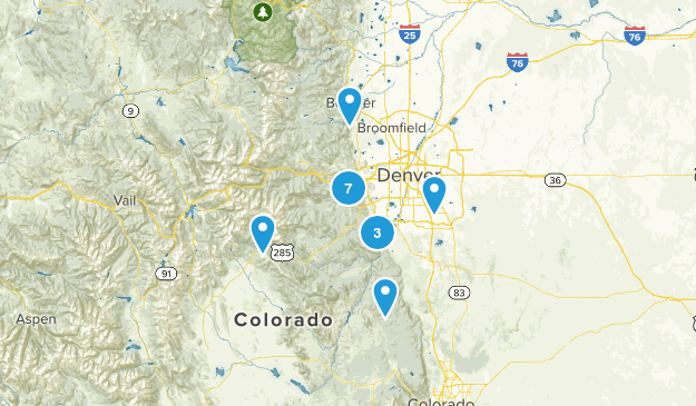 Hiking Trails near Englewood Map