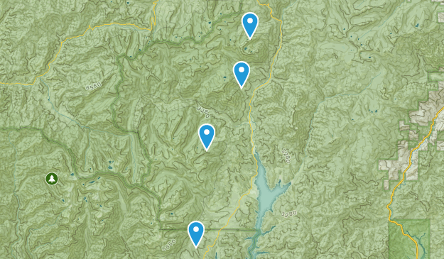 Trinity Alps Map