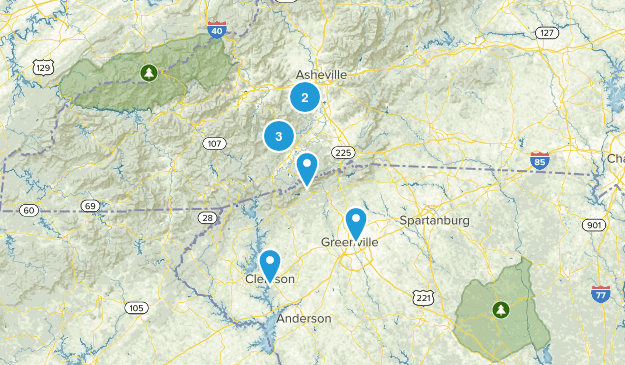 mtn bike sc/nc Map