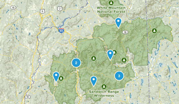 Whites of NH Map