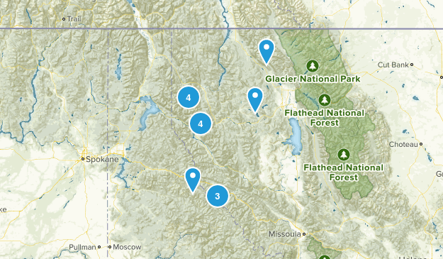 Montana Trails Map