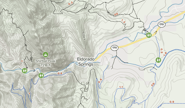 Eldorado Canyon Trail Map Eldorado Canyon State Park | List | Alltrails