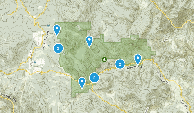Golden Gate Canyon State Park Map