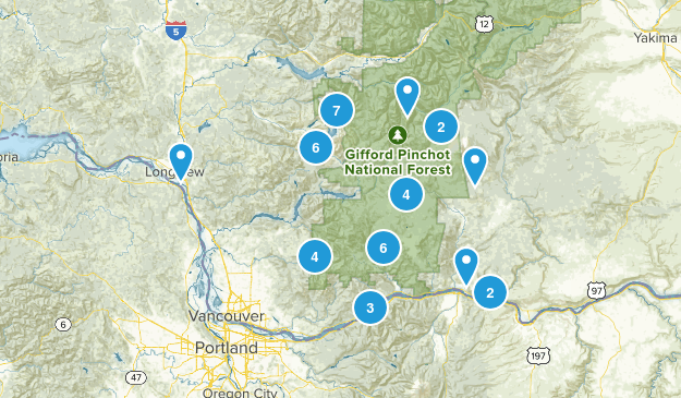 Southwest Washington Map