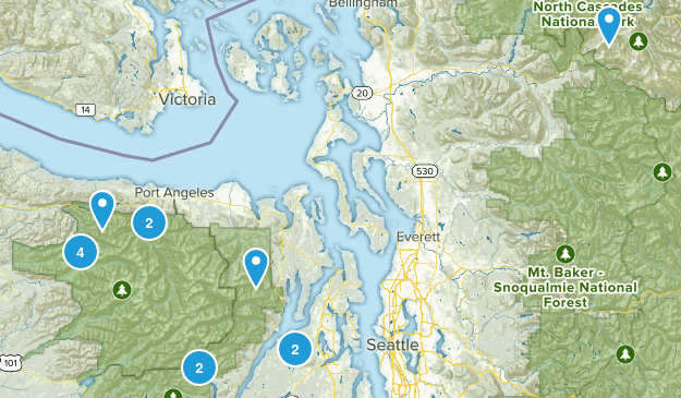 Washington List Map