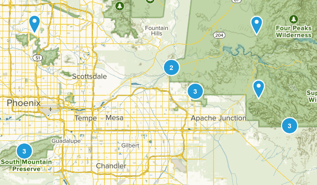 Mesa / Tonto National Forest Map