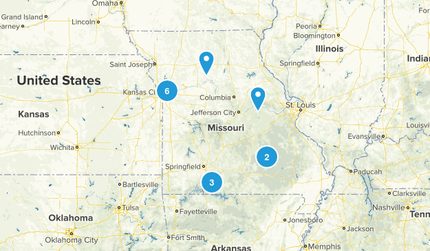 Missouri Trails to do Map
