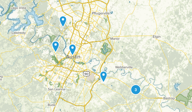 Austin Trails Map