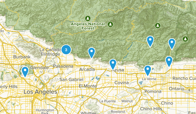 Easy Local Hikes Map