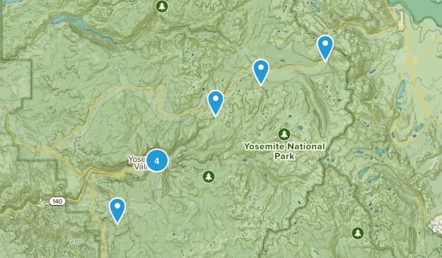 CA-Yosemite Map