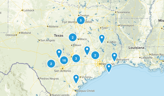 Texas Trails Map