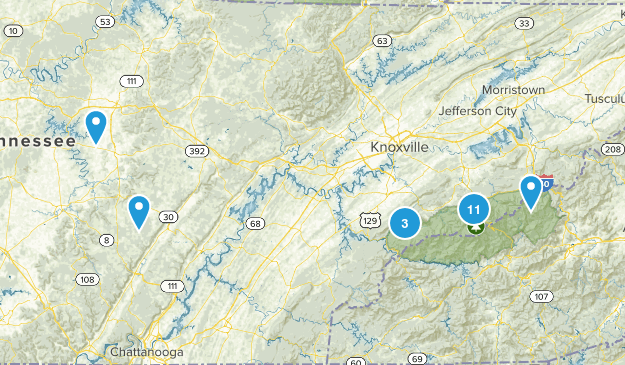 hikes I've completed Map