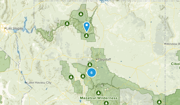 Sedona, AZ trails Map