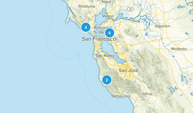 Bay Area Hikes Map