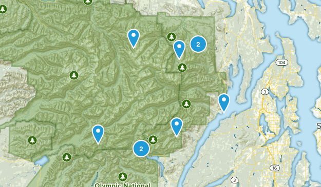 Hikes to conquer! Map