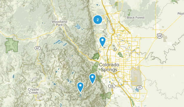 Colorado Springs Map