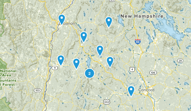 bucket list hikes Map
