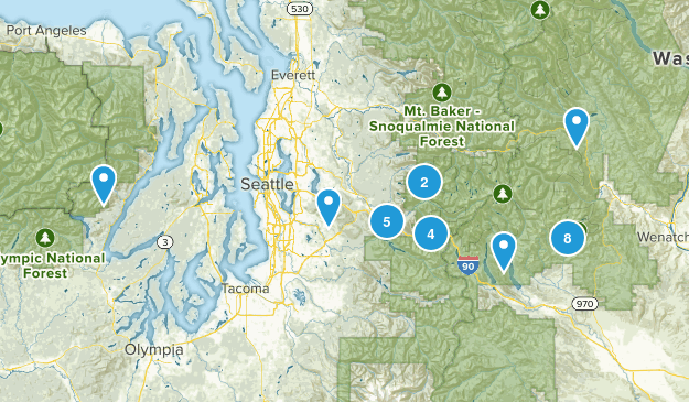 i-90 Trails Map
