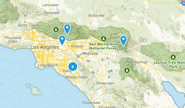 Hikes to go on Map