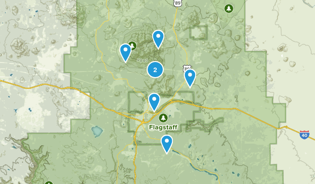 Flagstaff Hikes Map