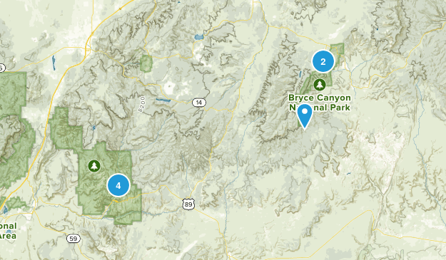 Bryce/Zion Map