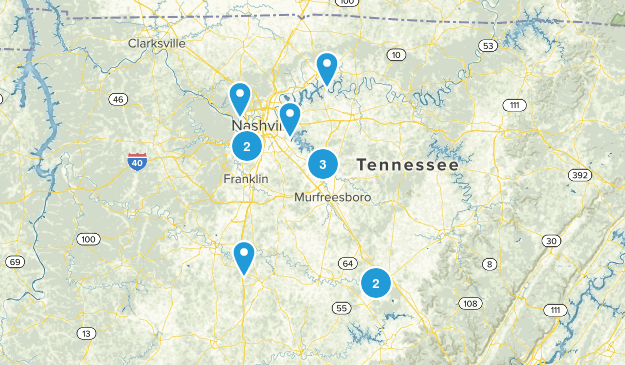 Close by hikes Map