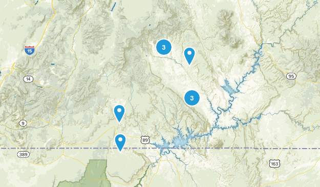 Grand Staircase-Escalante Map