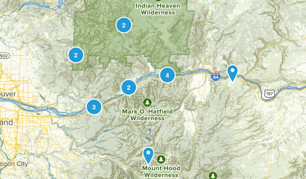 One day close to home hikes Map