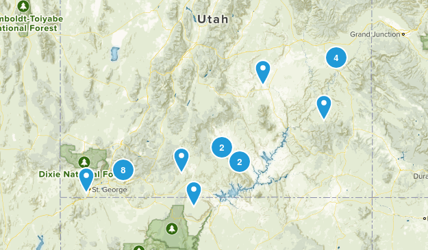 Utah trip Map