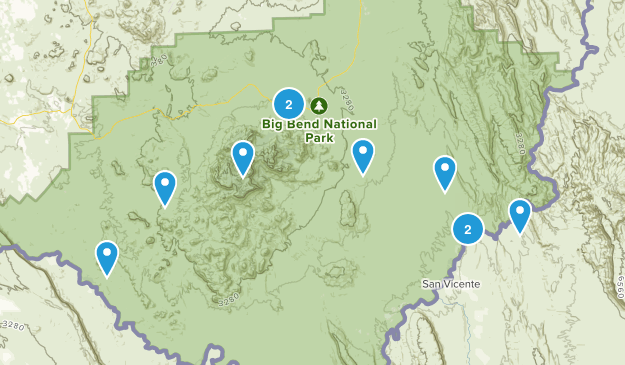 Big Bend Trip Feb 2015 Map
