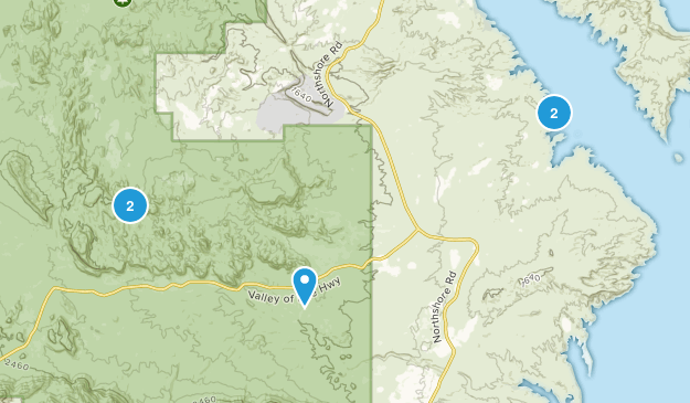Overton - Valley of Fire area Map