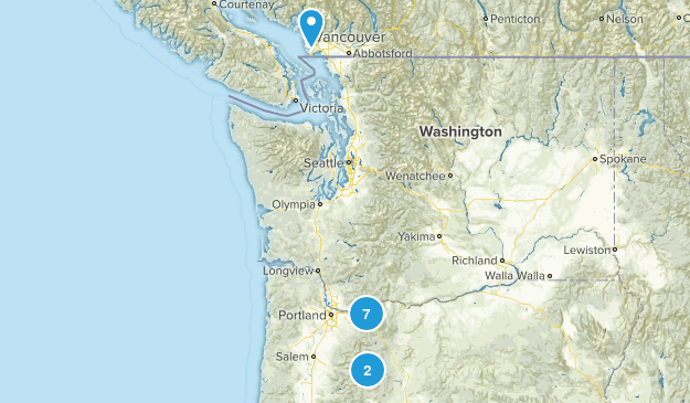 Difficult Hikes Map
